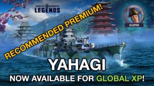 Yahagi - Now Available for Global XP(World of Warships: Legends Xbox Series X 4K)
