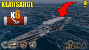 AIRCRAFT CARRIER?? Kearsarge 6 Kills & 160k Damage | World of Warships Gameplay