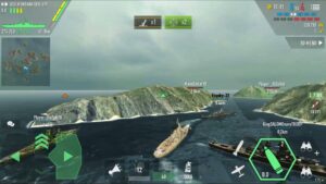 [Battle of warships] USS Montana in a speed battle !