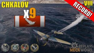 Chkalov 9 Kills & 203k Damage | World of Warships Gameplay