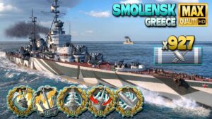 Cruiser Smolensk: Dominating the east flank - World of Warships