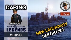 Daring - New Fantastic Legendary Destroyer! (World of Warships: Legends Xbox Series X 4K)