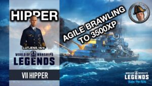 Hipper - Agile Brawling to 3500XP (World of Warships: Legends Xbox Series X 4K)