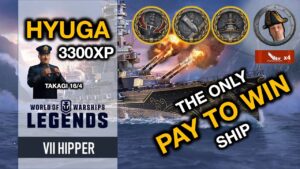 Hyuga - The Only  PAY TO WIN ship (World of Warships: Legends Xbox Series X 4K)