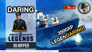 Legend-Daring 3500XP (World of Warships: Legends Xbox Series X 4K)