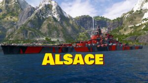 Meet The Alsace! Tier 8 French Battleship (World of Warships Legends)