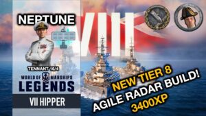 Neptune - Agile Radar Build 3400XP (World of Warships: Legends Xbox Series X 4K)
