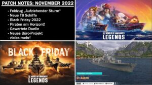 Patch Notes zum November 2022 Update - World of Warships Legends