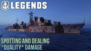Playing DDs in Capture the Base | World of Warships: Legends