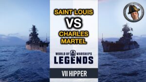 Saint-Louis VS Charles Martel (World of Warships: Legends Xbox Series X 4K)