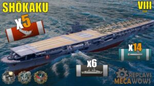 Shōkaku 5 Kills & 151k Damage | World of Warships Gameplay