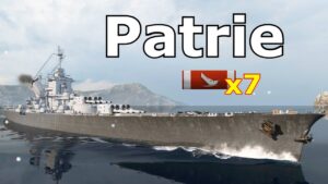 World of WarShips Patrie - 7 Kills 357K Damage
