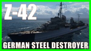 Z-42 German Destroyer World of Warships Wows Kriegsmarine DD Preview