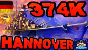 Hannover drückt 374K DMG #DEUTSCHLAND "300K Club" ⚓️ in World of Warships 🚢