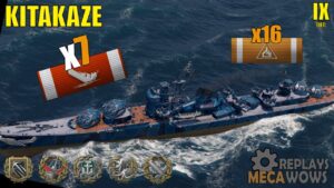 Kitakaze 7 Kills & 203k Damage | World of Warships Gameplay