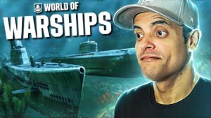 MINHA PRIMEIRA VEZ jogando esse jogo GRÁTIS de Submarino!! | World of Warships