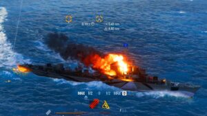 MOJA LADJA GORI | World of Warships