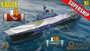 SUPERSHIP Eagle 4 Kills & 171k Damage | World of Warships Gameplay