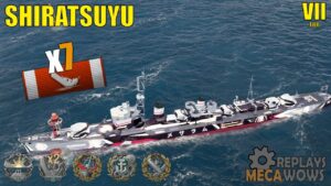Shiratsuyu 7 Kills & 171k Damage | World of Warships Gameplay