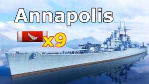 World of WarShips Annapolis - 9 Kills 253K Damage