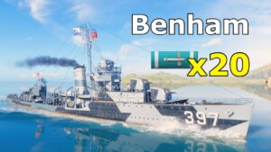 World of WarShips Benham - 3 Kills 259K Damage