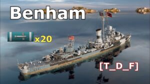 World of WarShips Benham - 6 Kills 209K Damage