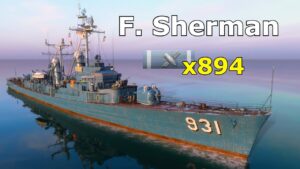 World of WarShips Forrest Sherman - 2 Kills 299K Damage