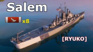 World of WarShips Salem - 8 Kills 180K Damage
