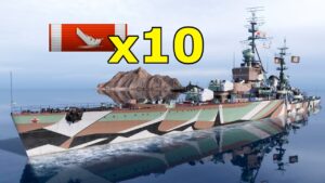 World of WarShips Smolensk - 10 Kills