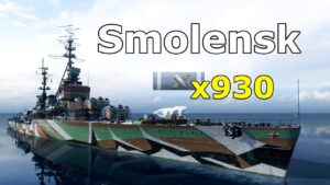 World of WarShips Smolensk - 4 Kills 344K Damage
