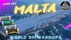 World of Warships MALTA - 313K DAMAGE - 5 KILLS