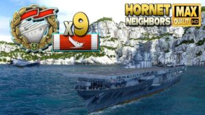 Aircraft Carrier Hornet: 9 ships destroyed & Solo warrior - World of Warships