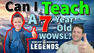 Can I Teach a 7 Year Old World Of Warships?!