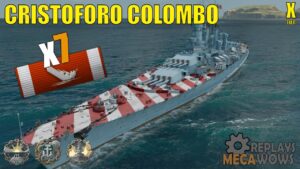 Cristoforo Colombo 7 Kills & 168k Damage | World of Warships Gameplay