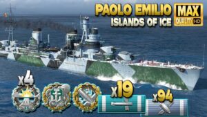 Destroyer Paolo Emilio: She comes from nowhere for 4 devastating strikes - World of Warships
