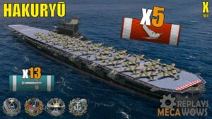 Hakuryū 5 Kills & 234k Damage | World of Warships Gameplay