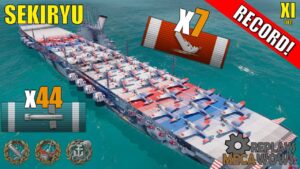 SUPERSHIP Sekiryu 7 Kills & 293k Damage | World of Warships Gameplay