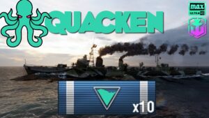 Shimakaze unleashes the Quacken!! World of Warships Replays