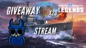World of Warships Legends Giveaway Stream! Part 2! (Rules in Description)