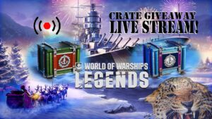 🎮 the-jaguar‘s Live Crate Giveaway PS4 Broadcast | World of Warships Legends