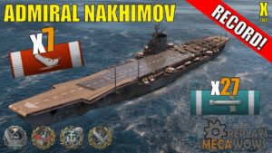 Admiral Nakhimov 7 Kills & 234k Damage | World of Warships Gameplay
