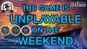 Atago - The Game is Unplayable on the Weekend (World of Warships: Legends Xbox Series X 4K)