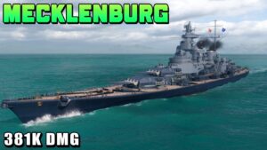 Battleship Mecklenburg: entered 4 brawls in a row and won them all