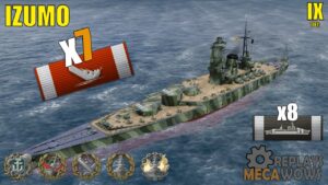Izumo 7 Kills & 209k Damage | World of Warships Gameplay