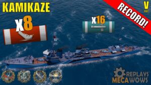 Kamikaze 8 Kills & 169k Damage | World of Warships Gameplay