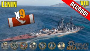 Lenin 9 Kills & 213k Damage | World of Warships Gameplay