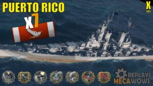 Puerto Rico 7 Kills & 159k Damage | World of Warships Gameplay