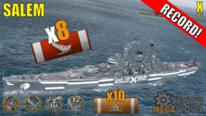 Salem 8 Kills & 279k Damage | World of Warships Gameplay