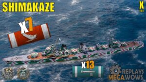 Shimakaze 7 Kills & 171k Damage | World of Warships Gameplay
