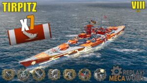 Tirpitz 7 Kills & 209k Damage | World of Warships Gameplay